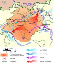Carte de la Guerre des Paysans
