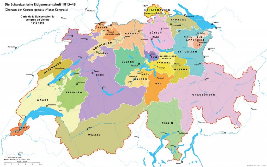 La Suisse en 1815