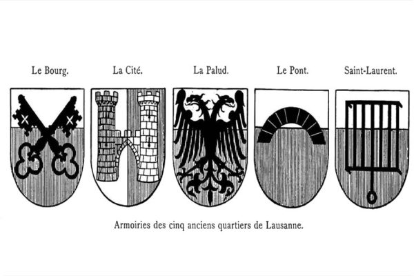Lausanne armoirie squartiers