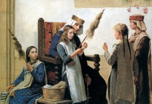 La reine Berthe par Anker, 1888