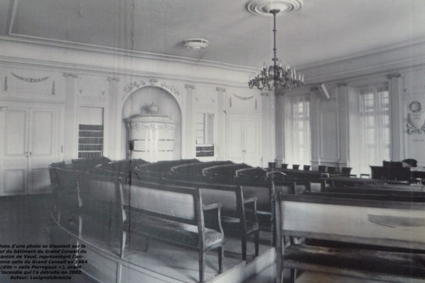 Salle Perregaux Grand Conseil vaudois