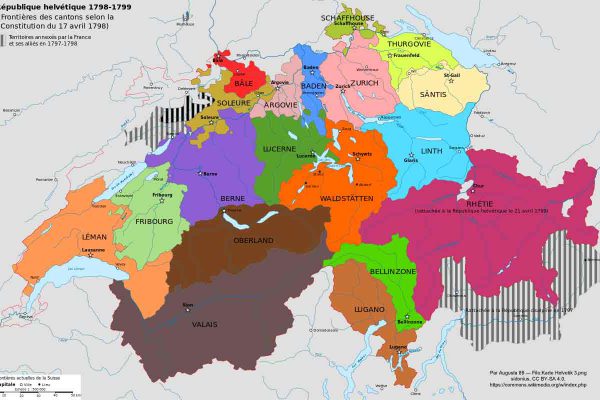 Le canton du léman et la république helvétique