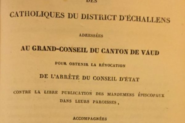 Pétition catholiques